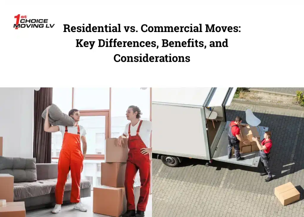 Residential vs. Commercial Moves- Key Differences, Benefits, and Considerations